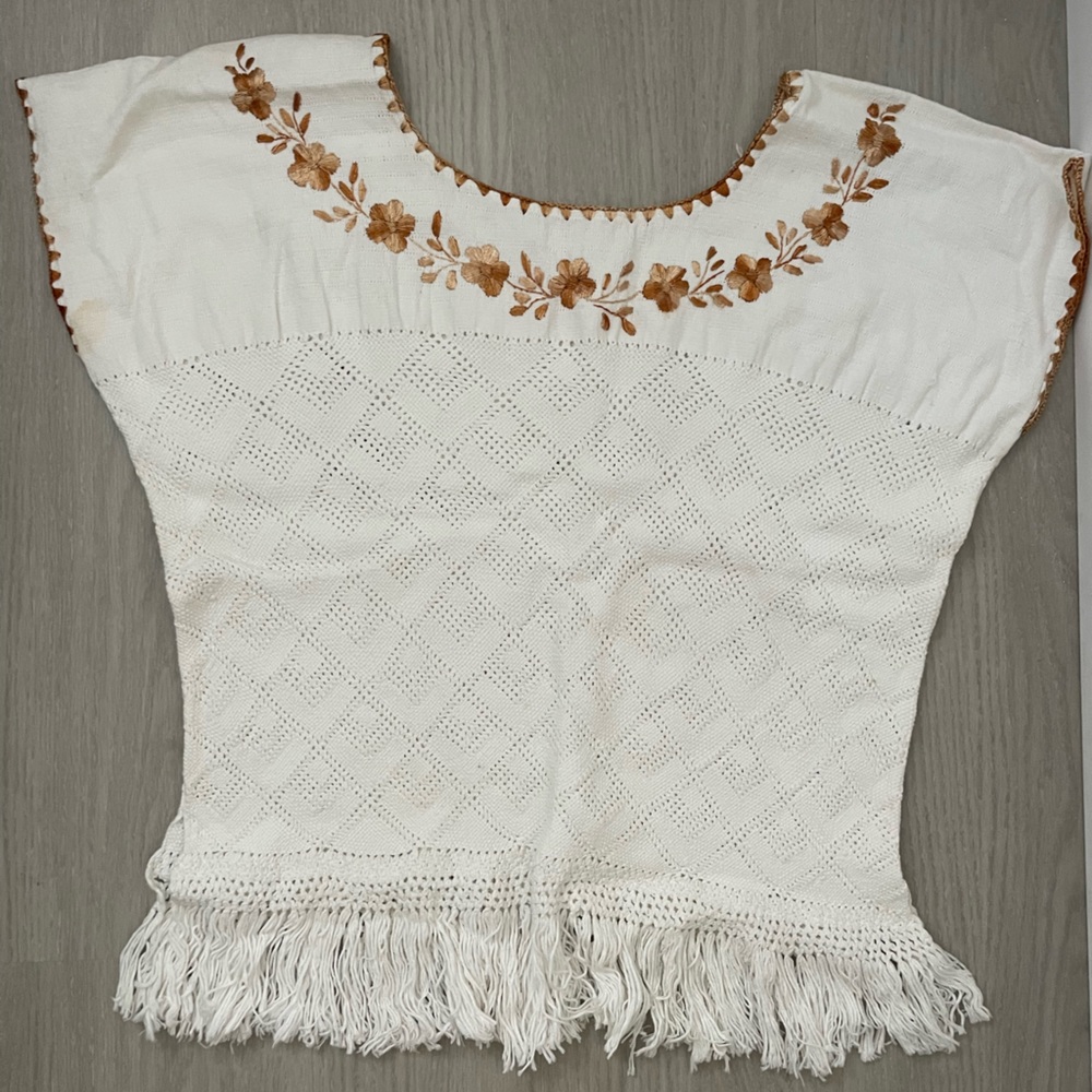 beautiful hand stitched guatemalan top